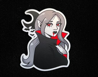 Vampire Sticker for Halloween and All Other Spooky Occasions