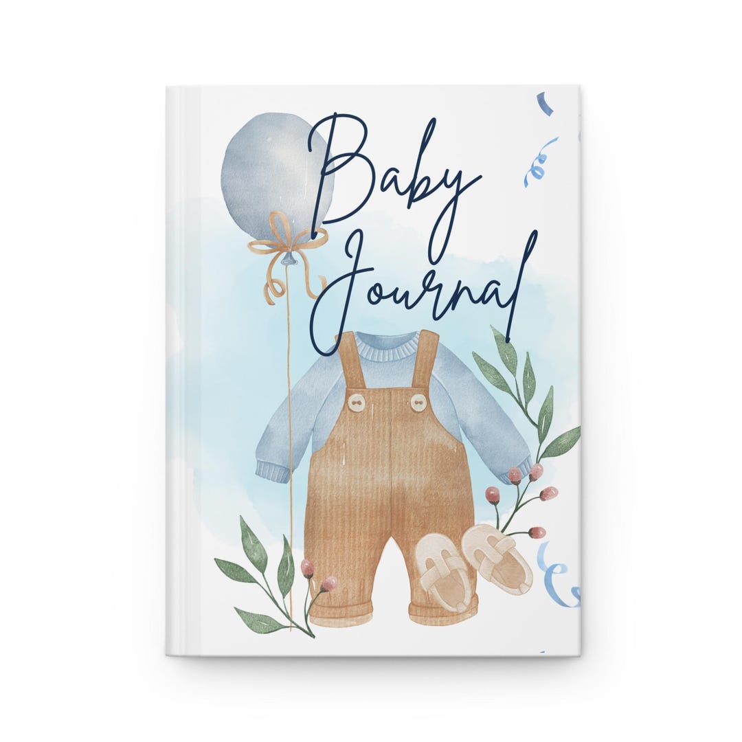 Hard Cover Baby Boy Journal Matte - Etsy