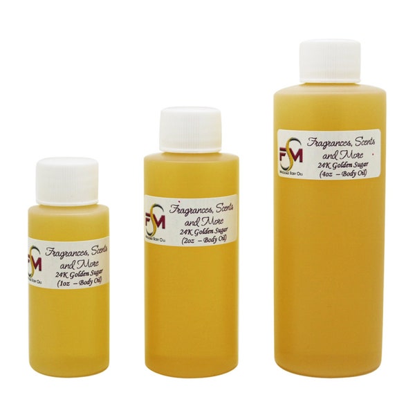 24K Golden Sugar Perfume/Body Oil - Free Shipping