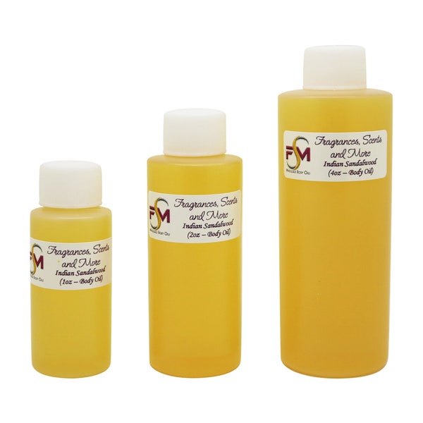 Indian Sandalwood Perfume/Body Oil - Free Shipping