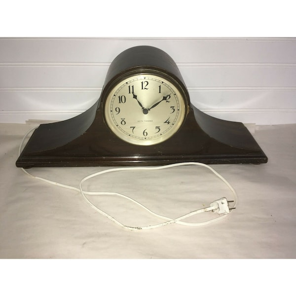 Seth Thomas MANTLE CLOCK Untested - may be for parts or repair - Free shipping