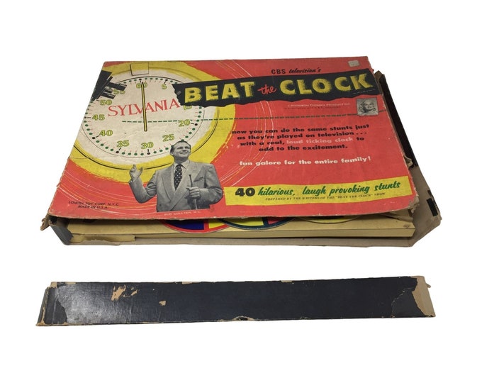 1960s, Beat the Clock, Board Game, Party Game, Vintage Games, Vintage