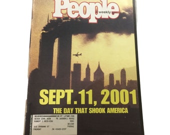 People Weekly Vintage Magazine Sept. 11, 2001 The Day that Shook America