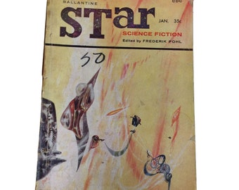 Vintage January 1958 Star Science Fiction Magazine edited by Frederik Pohl