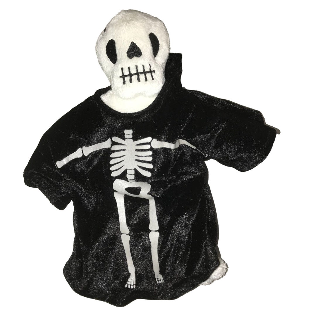 Vintage 2000 Ty Beanie Baby Skeleton Plush Named Creepers Etsy