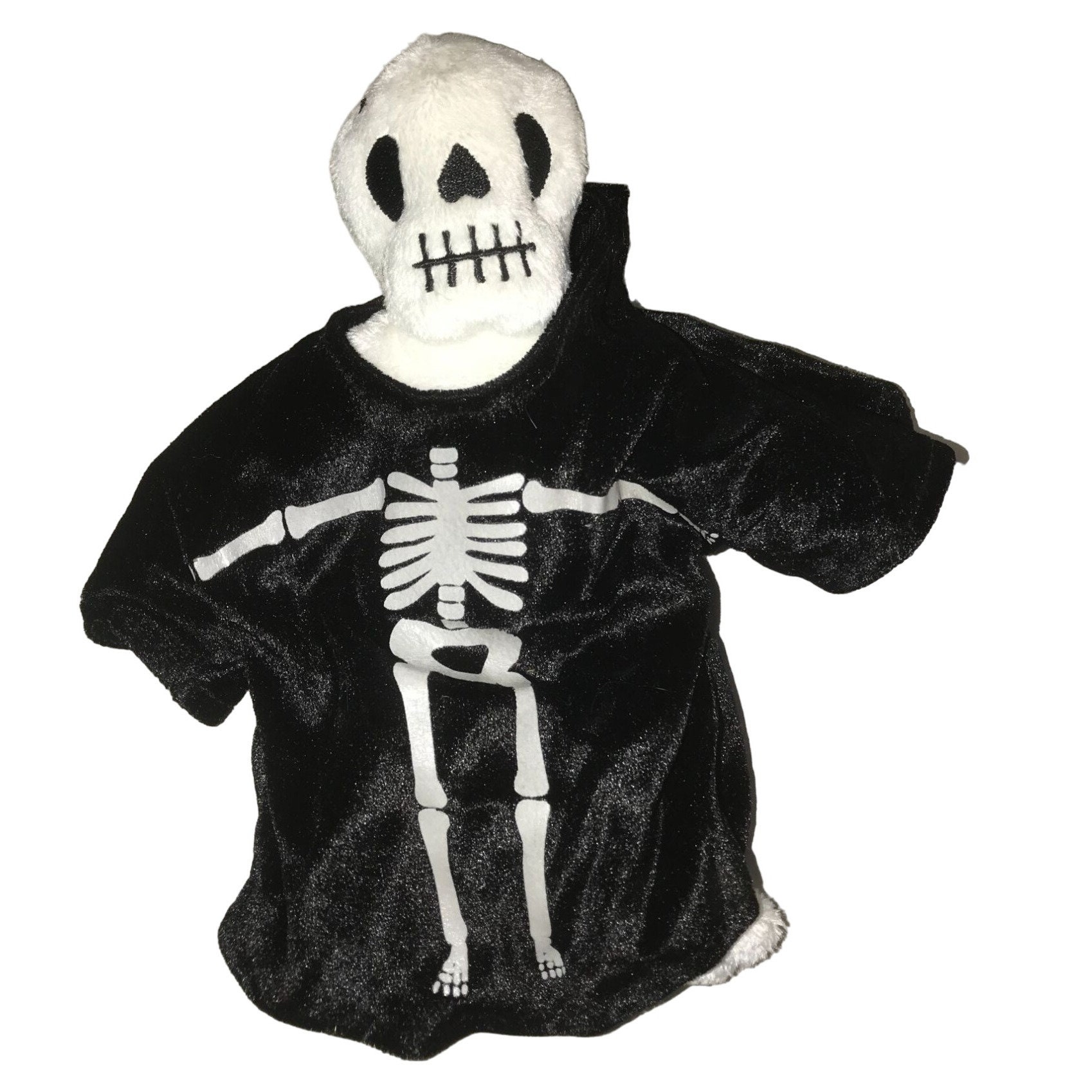 Vintage 2000 Ty Beanie Baby Skeleton Plush Named Creepers Etsy