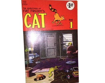 FAT FREDDY’S CAT #1 Vintage Comic book by Gilbert Shelton