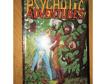 Psychotic Adventures Vintage Underground Comic - 1974