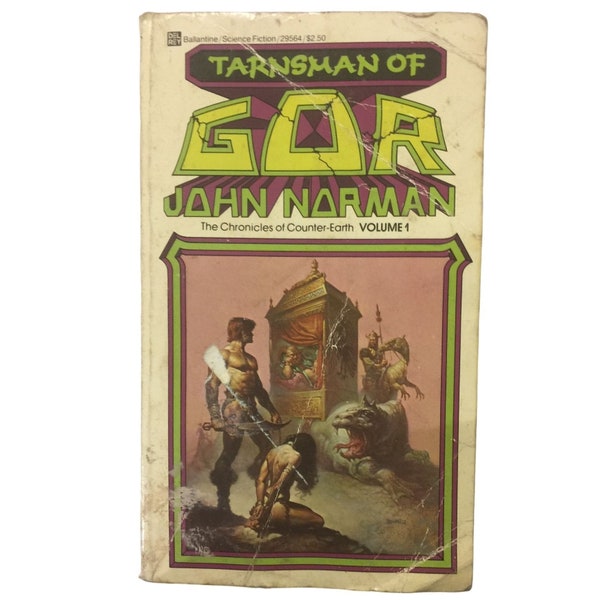 Tarnsman of Gor (Volume one) by John Norman Paperback book