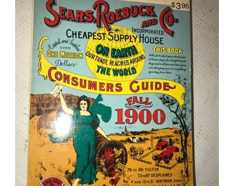 Herbst-Katalog 1900 SEARS ROEBUCK & CO. Verbraucher-Leitfaden Nr. 110