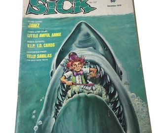 Vintage Dezember 1975 „SICK“ Magazin Nummer 107