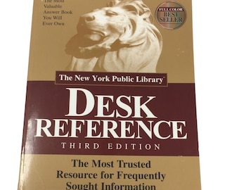 The New York Public Library Desk Reference 3e édition Livre de poche