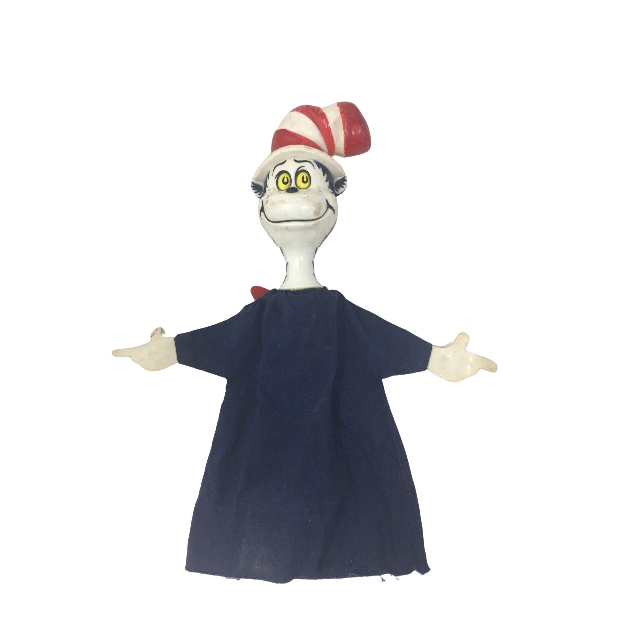 Vintage Dr. Seuss CAT in the HAT Hand Puppet Classic Mid Century Toy - Etsy