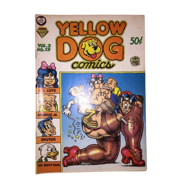 Yellow Dog Comics UndergrounD Comix Vol. 2 No. 13 Li'l Cute, Absorbine Jr. Skutch, THe Daily Duck
