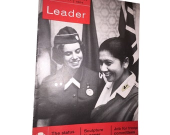 Girl Scout Leader Vintage Collectible Paperback Magazine februari 1964