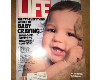 Vintage LIFE Magazine June 1987- The Try Everything World of Baby Craving