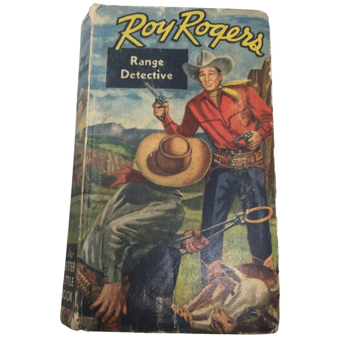 Roy Rogers Range Detective Vintage New Better Little Book Etsy