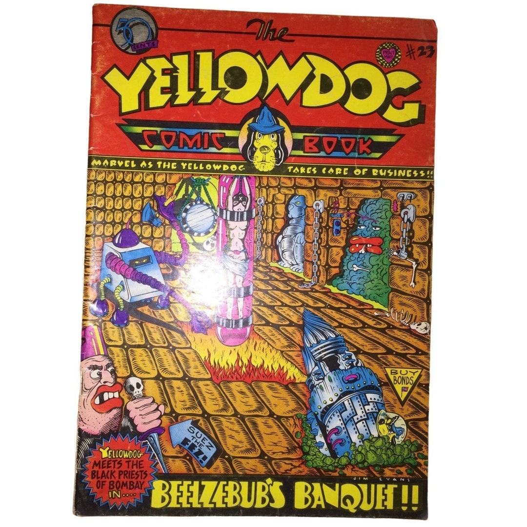 Yellow Dog Comics Vol 23 Vintage Underground Comic Comic Etsy