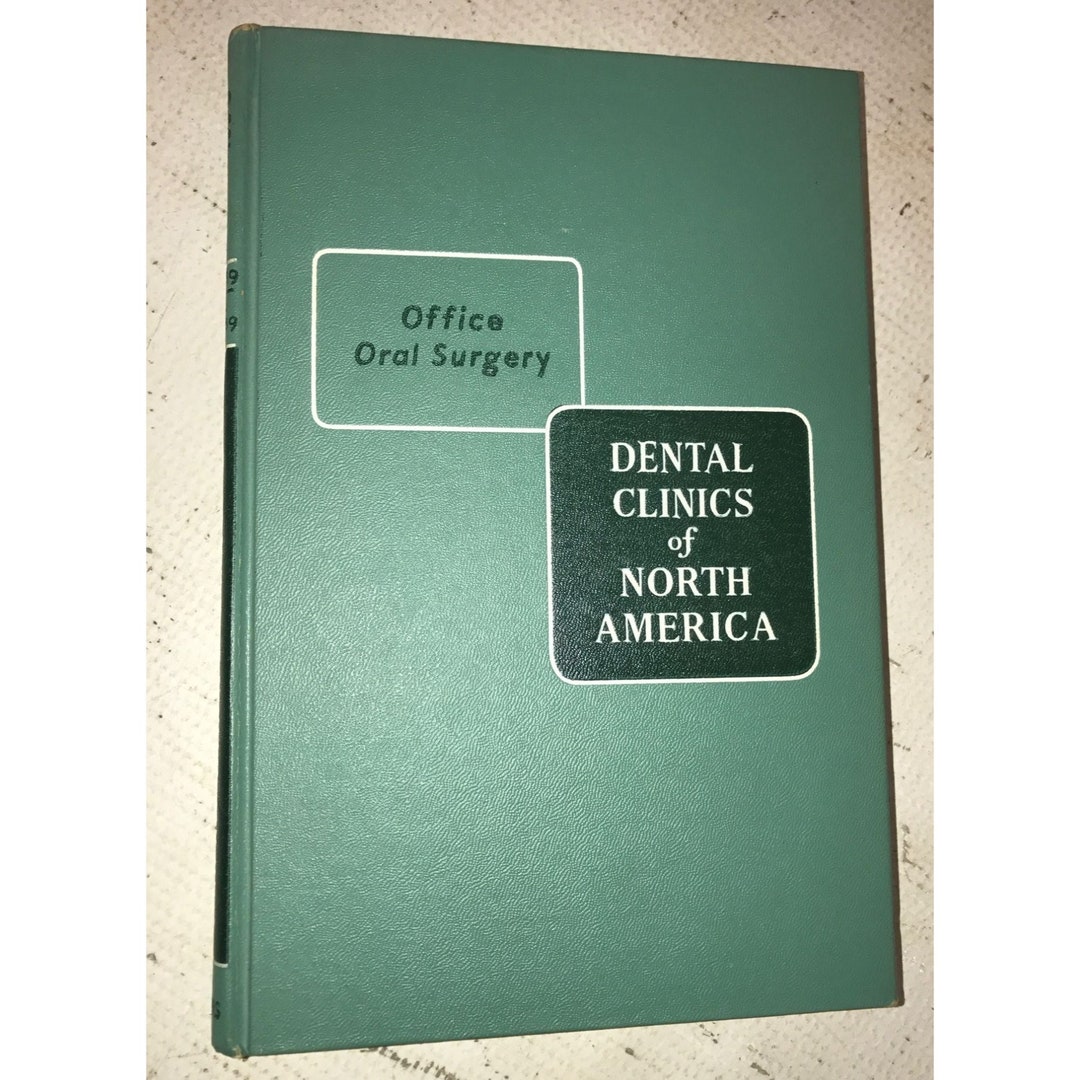 Saunders DENTAL CLINICS of North AMERICA Hardcover Dentistry Book Etsy