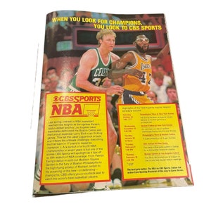 Vintage Hoop Basketball-Magazin Kareem Abdul Jabbar Los Angeles Lakers 33 Bild 5