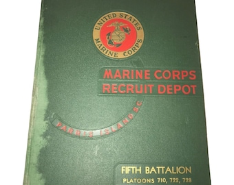 Jahrbuch des 5. Bataillons des United States Marine Corps Recruit Depot Parris Island S.C