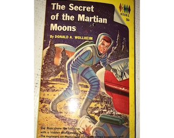 The Secret of The Martian Moons by Donald Wollheim Vintage Paperback Book