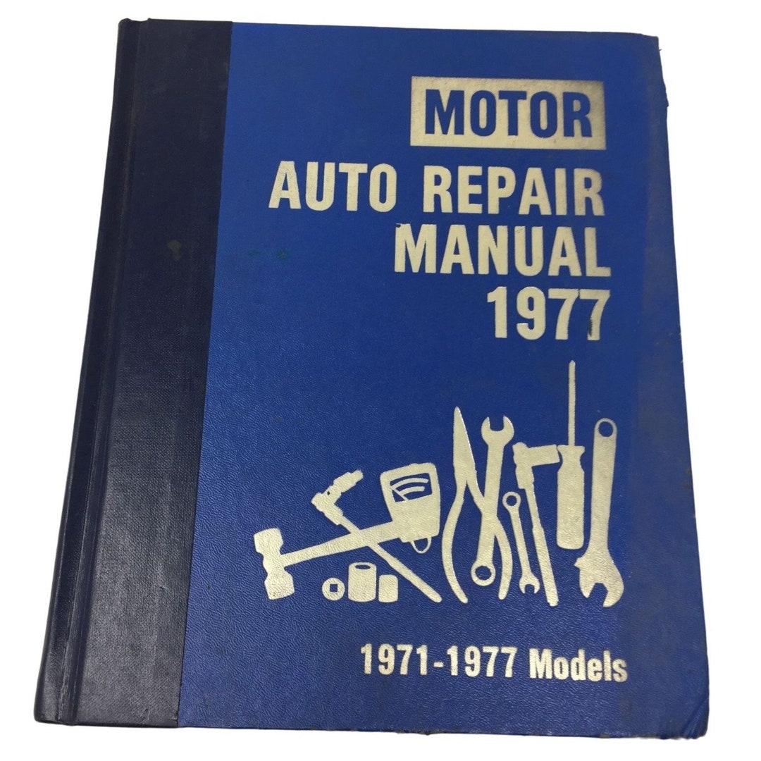 MOTOR Auto Repair Manual 1977 40th Edition 1970-1977 Models - Etsy