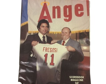 Vintage Collectible Scorebook Magazine-California Angels Vs Minnesota Twins