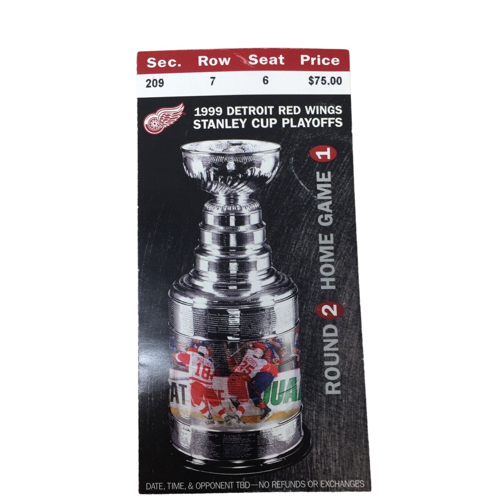 Detroit Red Wings NHL Mini 3 Stanley Cup Champions Replica Trophy
