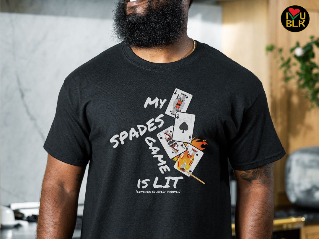 Spades Tshirt Spades Game Shirt Ace of Spades Tee Shirt Etsy