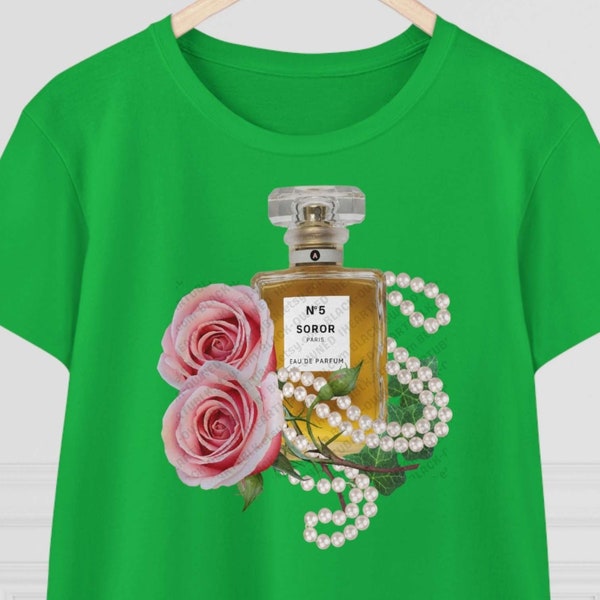 Custom Sorority Themed Shirt | Roses Pearls Perfume & Ivies Tshirt | Unique Pretty Paraphernalia |