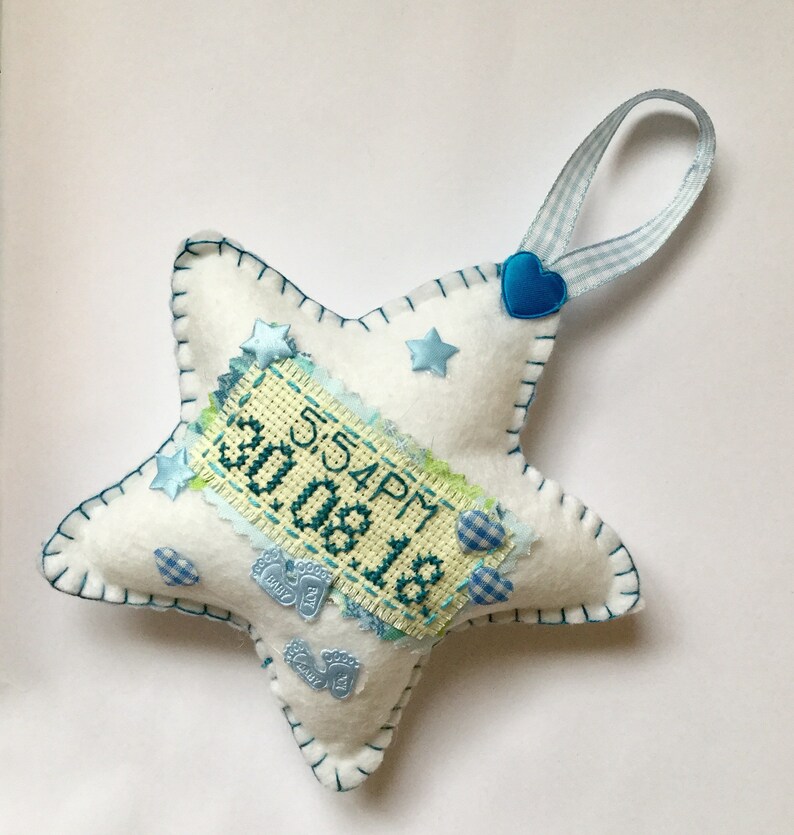 New baby gift custom made hand embroidered gift name and Etsy