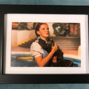 Wizard of Oz Framed & Matted Postcard Art Print 6”x8” Dorothy and Toto