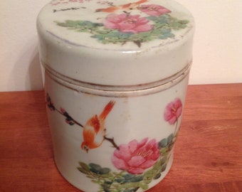 Antieke Chinese Famille Rose Jar Vaas Tongzhi of Guangxu c.1870