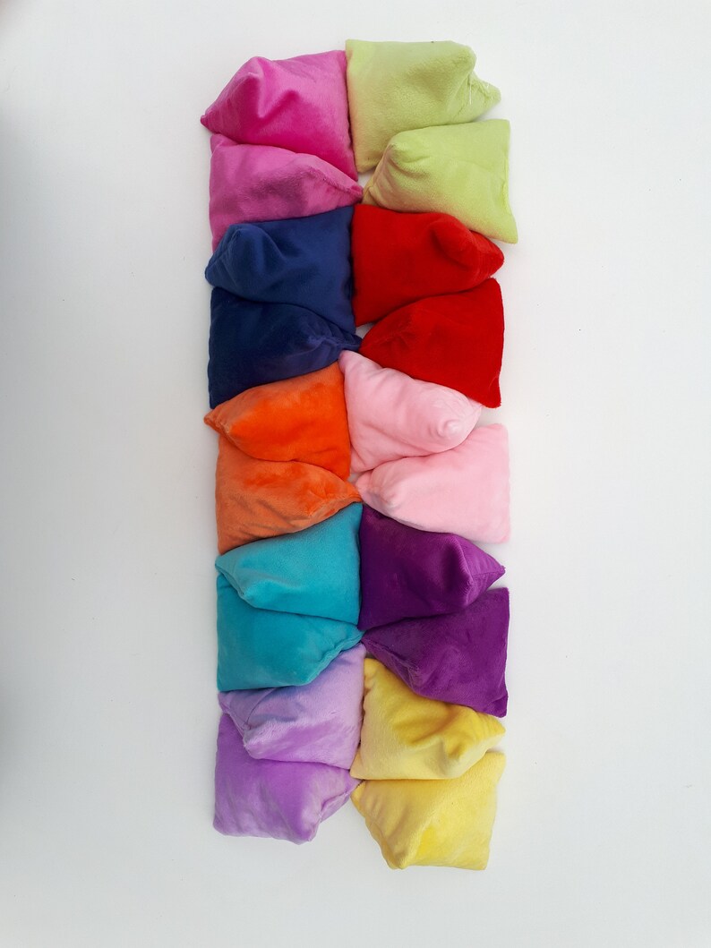 Bean bag toss game set of 20 throwing & catching kids bean Etsy