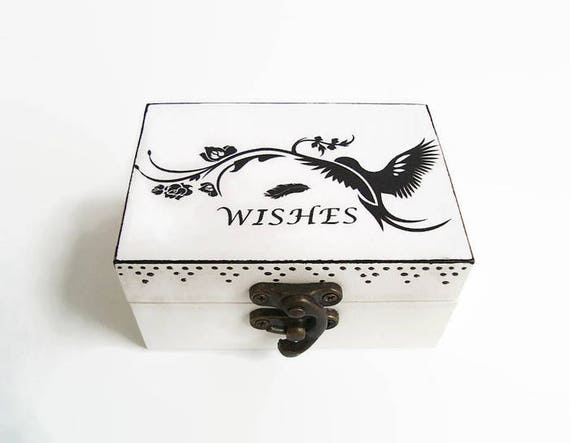 A Small Box of Wishes, Small Wooden Box, Box Invitation Bridesmaid