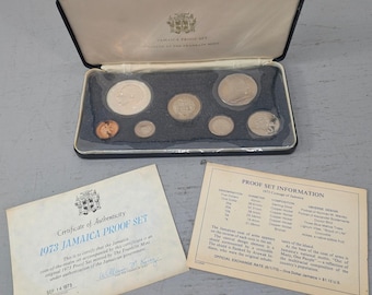 1974 Coinage of the British Virgin Islands Proof Set With