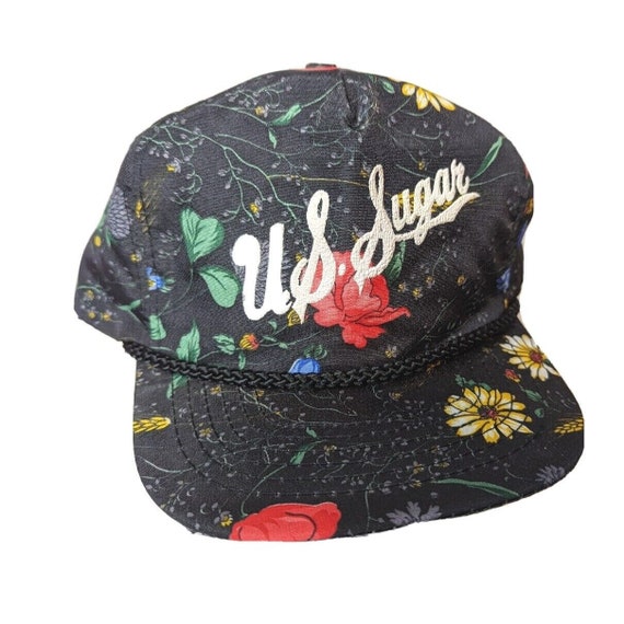 Vintage U. S. Sugar Hawaiian Aloha Strapback Truc… - image 1