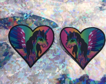 UNICORN Love Heart Pasties