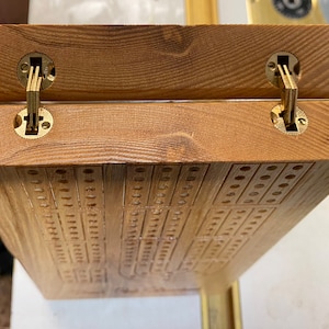 Plans numériques pour planche de cribbage pliante