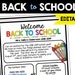 Welcome Back to School - Editable Newsletter - Back to School - Meet ...
