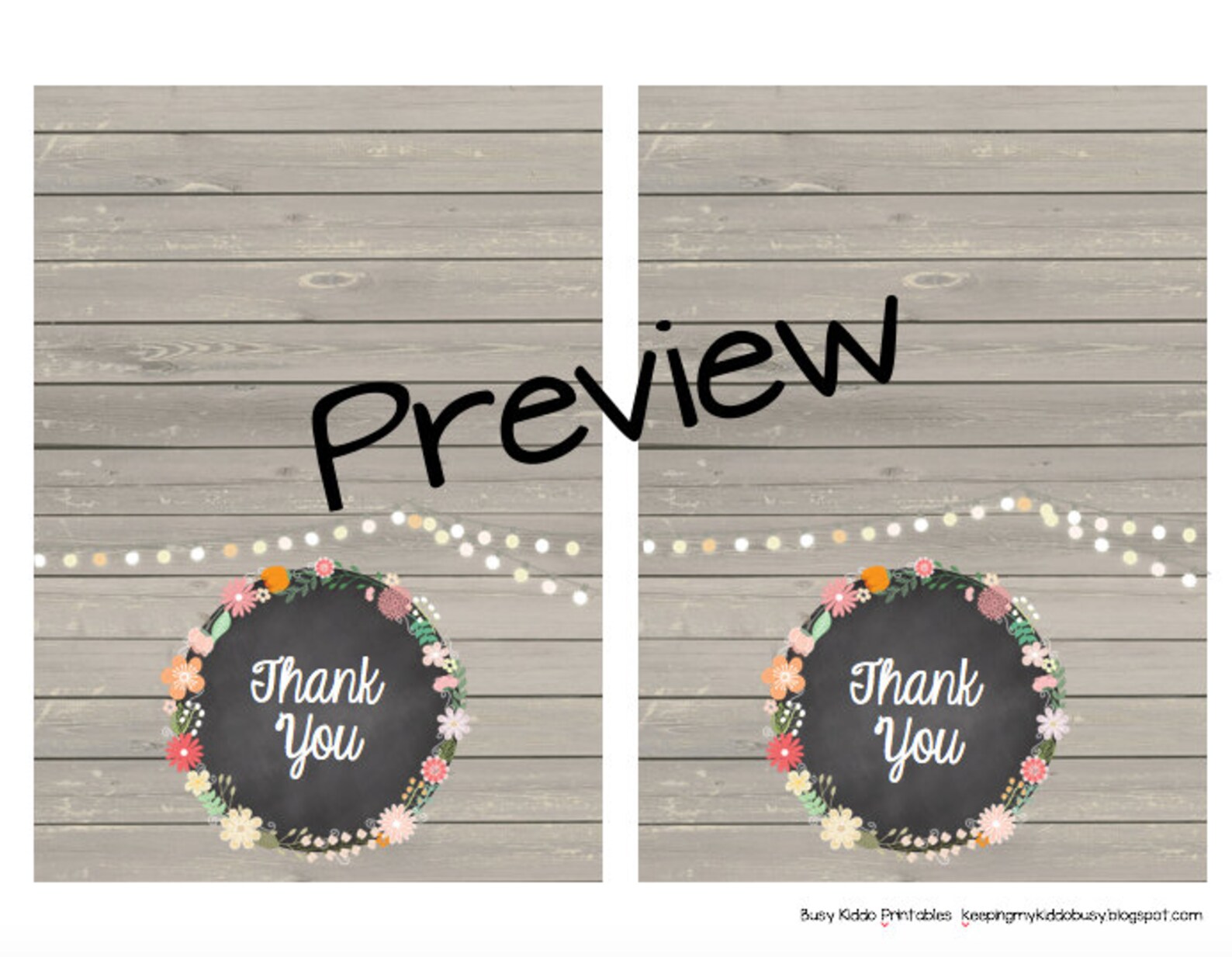 50% OFF SALE Thank You Cards instant Download Printable - Etsy