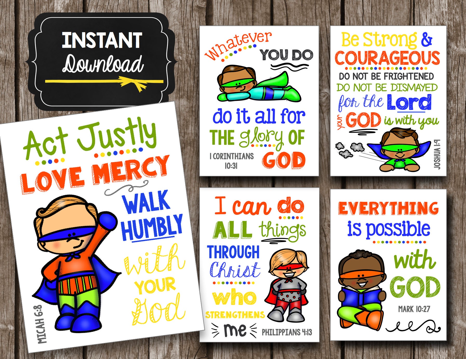 superhero-kids-scripture-posters-printable-jpg-and-pdf-files-instant-download-sunday-school-decor-christian-wall-art-nursery-print-etsy
