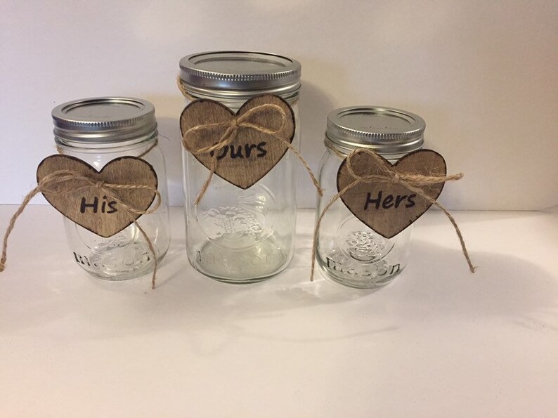 Unity Sand Jars Mason Jars Wide Mouth Quart Jar and 2 Etsy