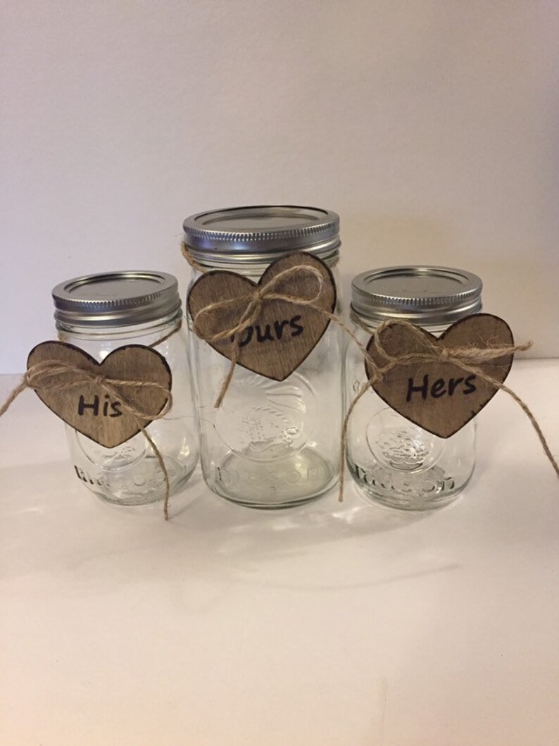 Unity Sand Jars Mason Jars Wide Mouth Quart Jar and 2 Etsy