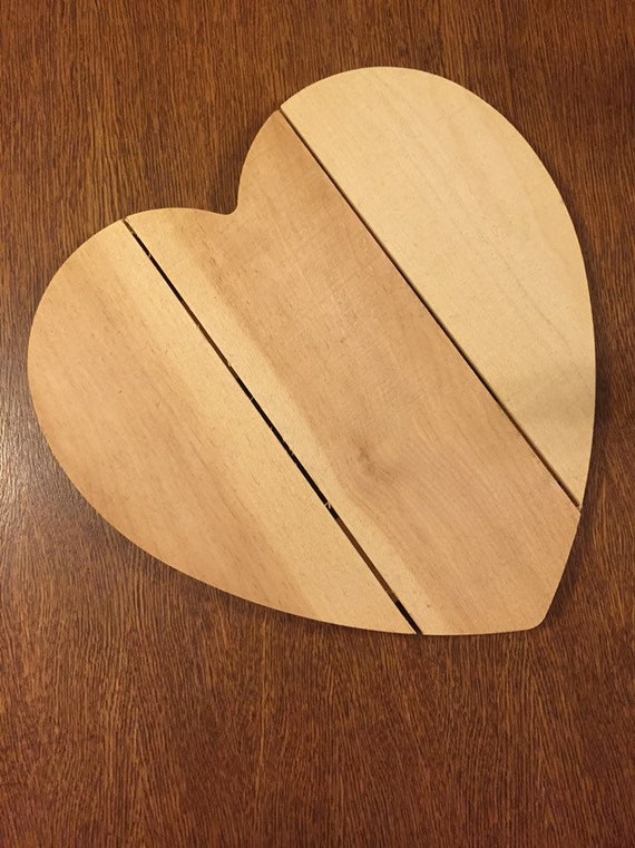 Unfinished Wood Heart Unfinished Heart Pine Wood Diy Project