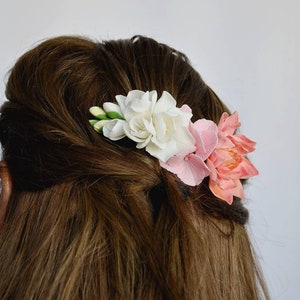 Floral hair comb image 10