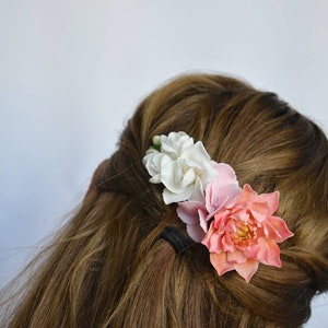 Floral hair comb image 2