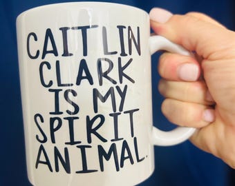 Indiana Fever coffee mugs- Caitlin Clark - Fever gift caitlin Clark is my spirit animal