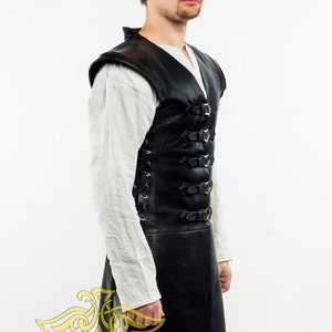 leather doublet CorsarLARPCosplayleather image 2